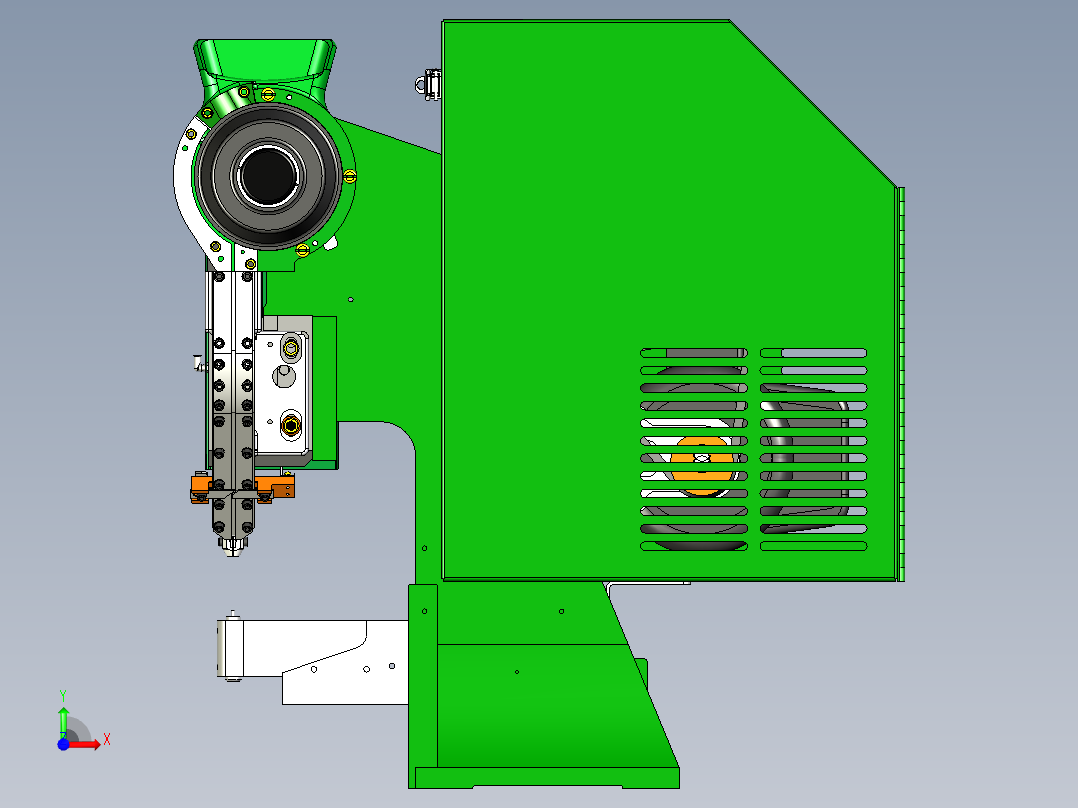 自动铆钉机前视图