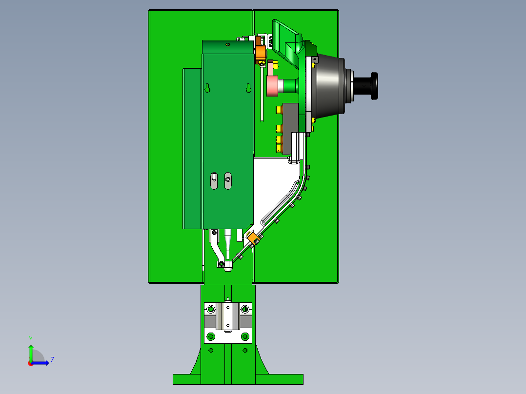 自动铆钉机左视图