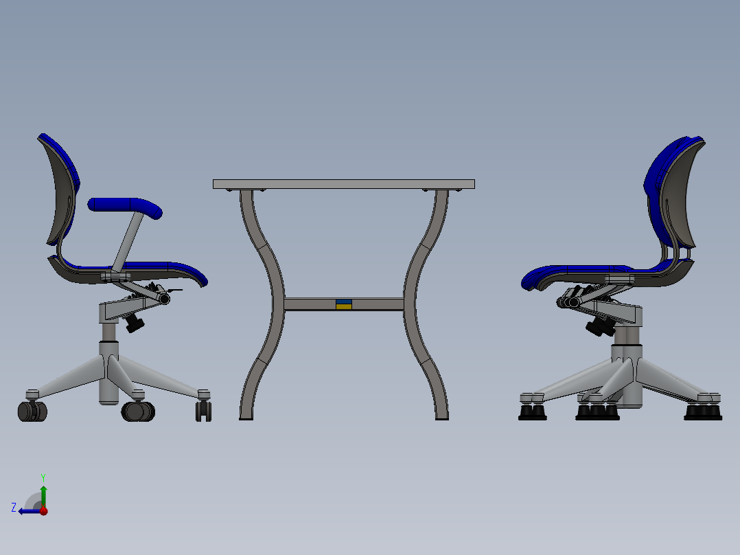 椅子、凳子(14)右视图