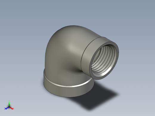 螺纹管弯头-异径内丝 DN15-DN10