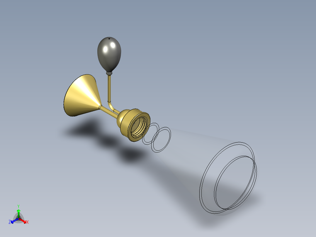 精油闻香器主视图