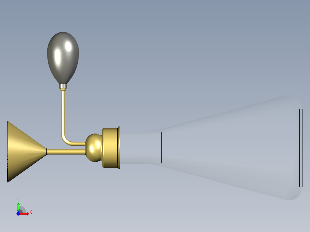 精油闻香器前视图