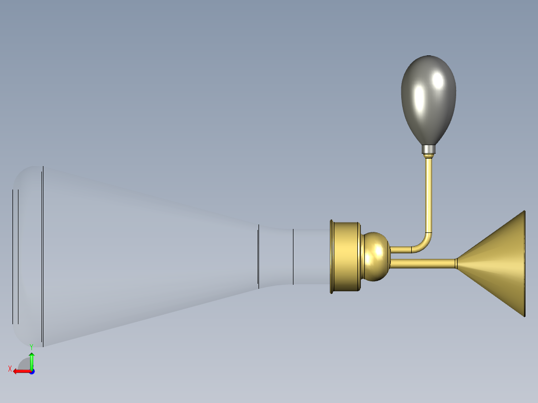 精油闻香器后视图