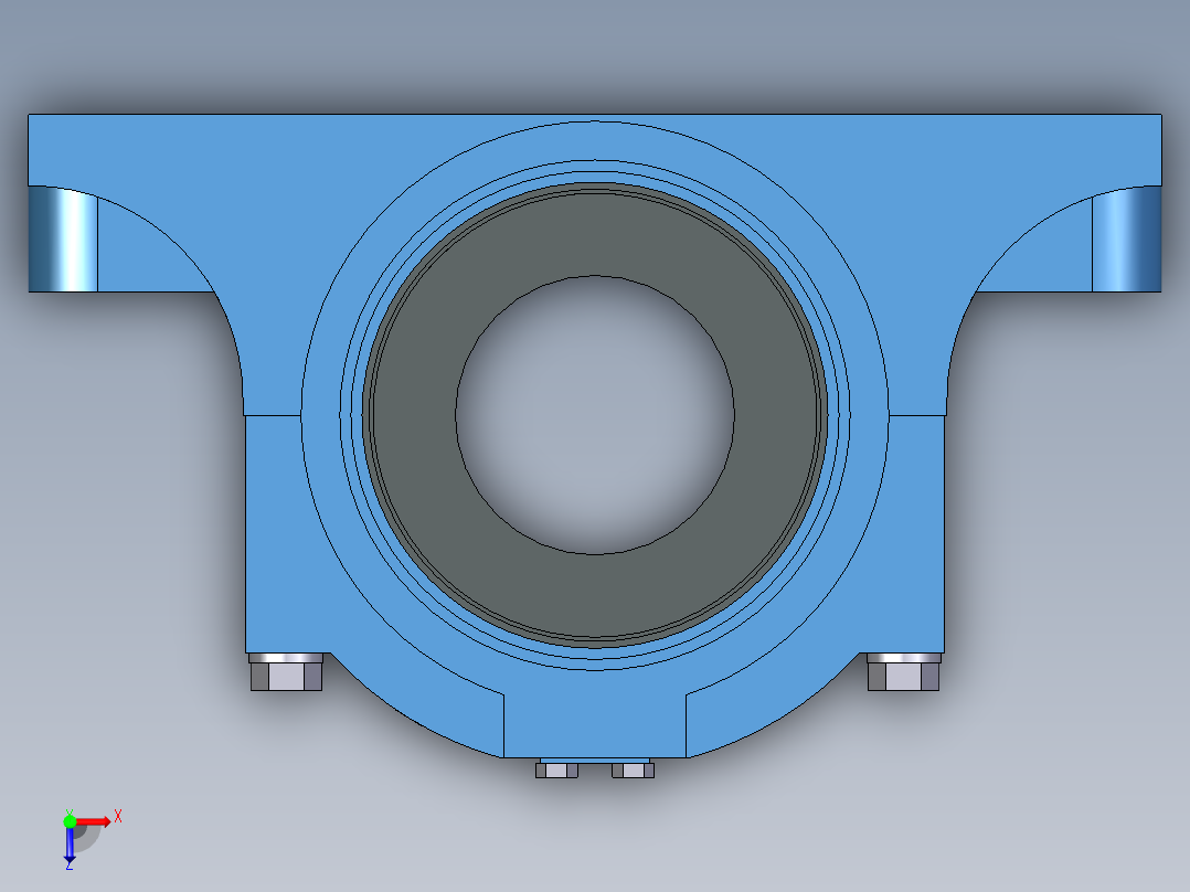 滚动轴承 Timken 65mm俯视图