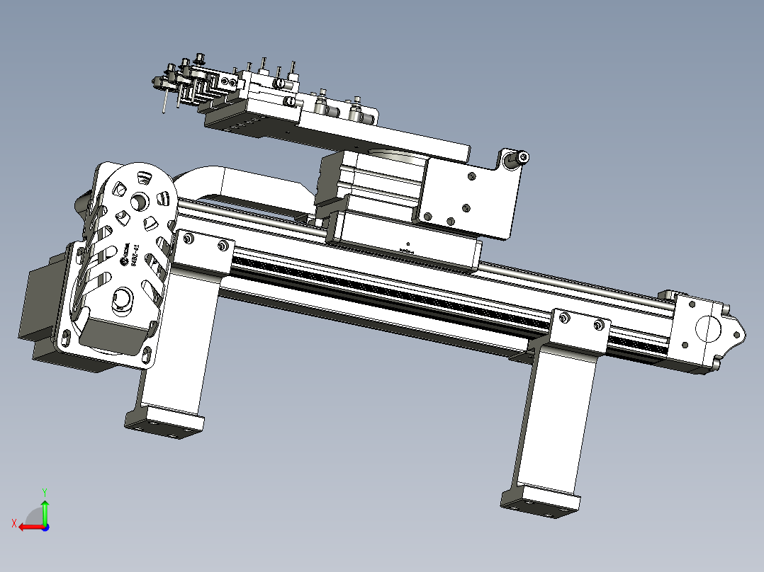 BD1901-11转子下料模块后视图
