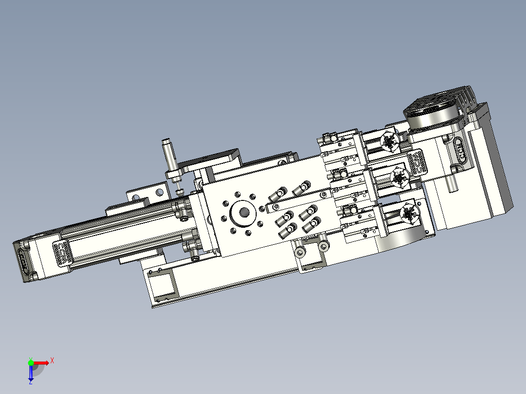 BD1901-11转子下料模块俯视图