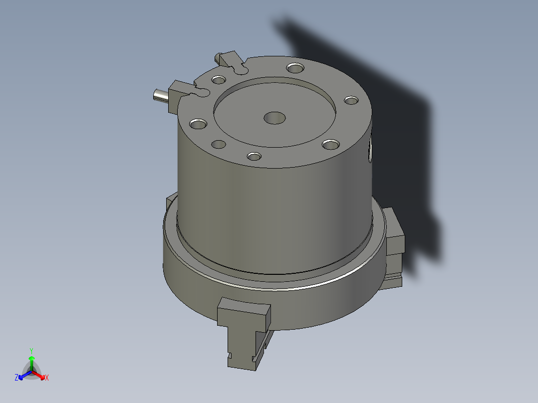 MHSH3-32D-M9NVL气爪smc主视图