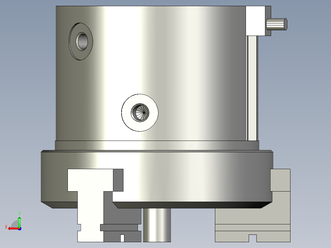 MHSH3-32D-M9NVL气爪smc后视图