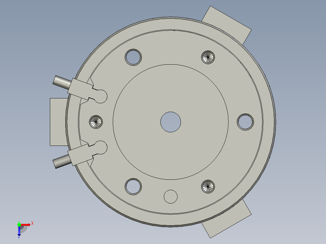 MHSH3-32D-M9NVL气爪smc俯视图