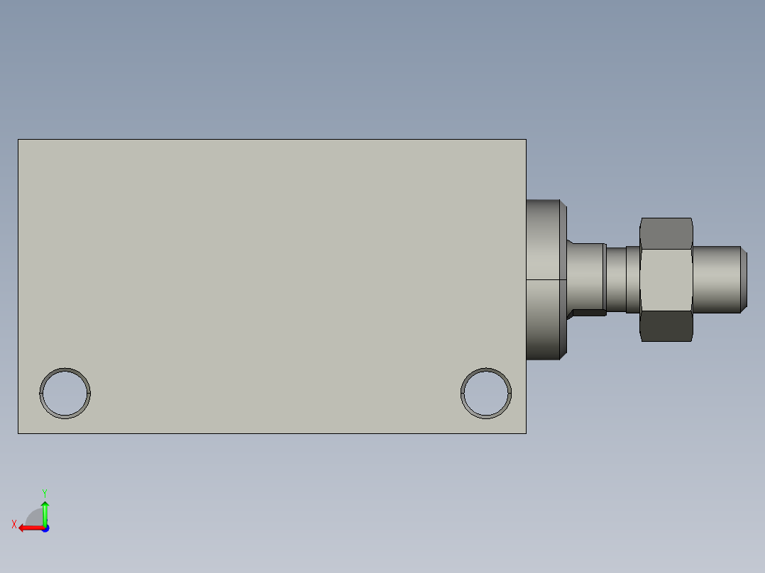 MU10X20SB胶带轮压紧后视图
