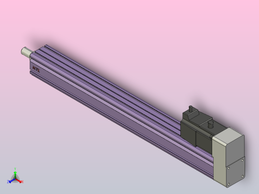 MTC25-350-P#-P-MTC25电缸 100W伺服电机折装