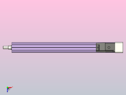 MTC25-350-P#-P-MTC25电缸 100W伺服电机折装俯视缩略图