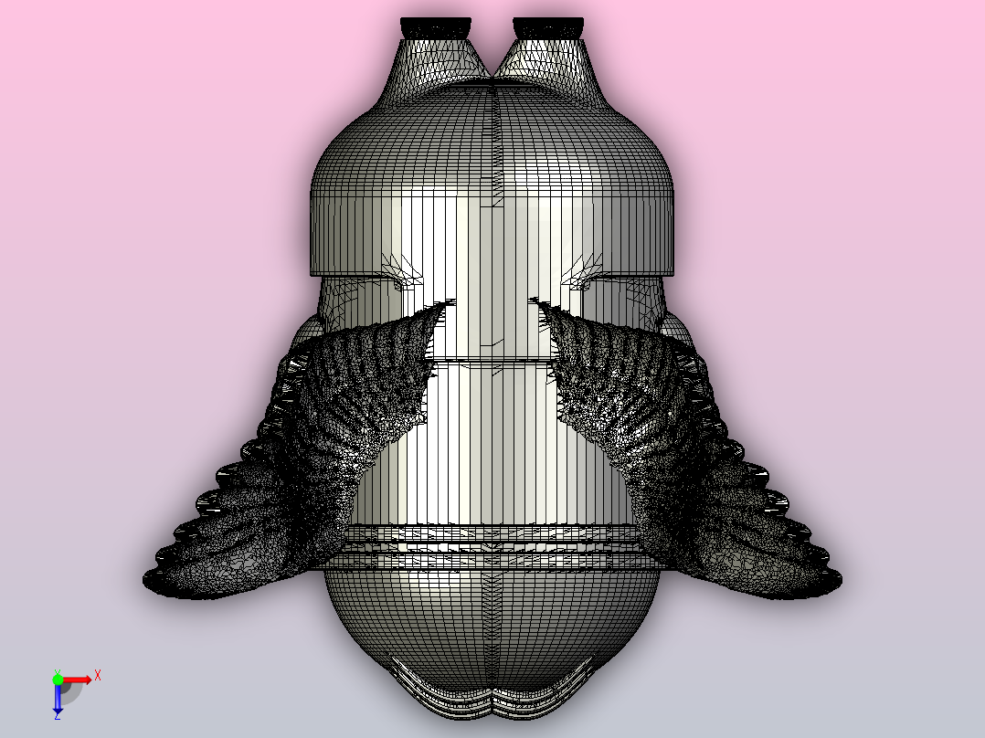 小黄人情人节的祝福俯视图