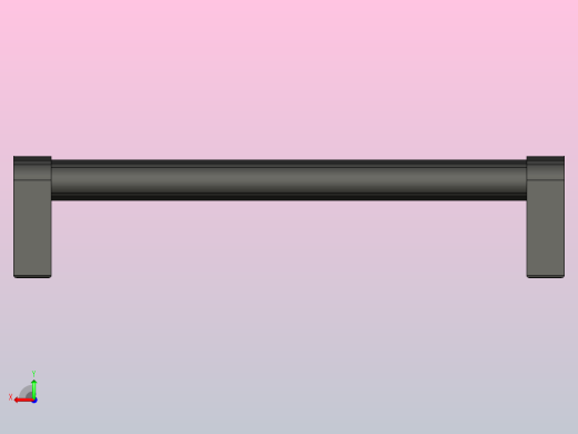 GN 334-36-300椭圆管状手柄拉手把手手柄后视缩略图