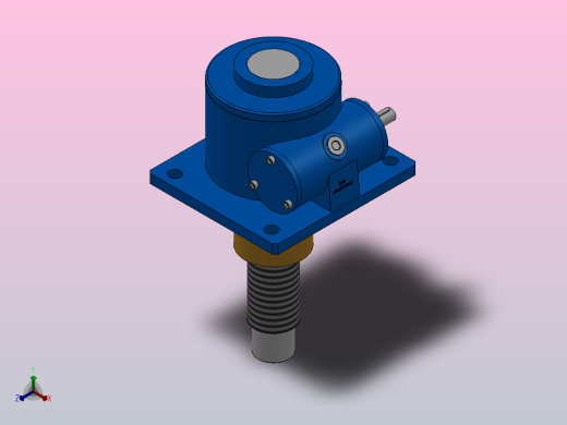 SWL100 螺母升降型蜗轮丝杆升降机[SWL100TM-2BⅠ-300-X-B]