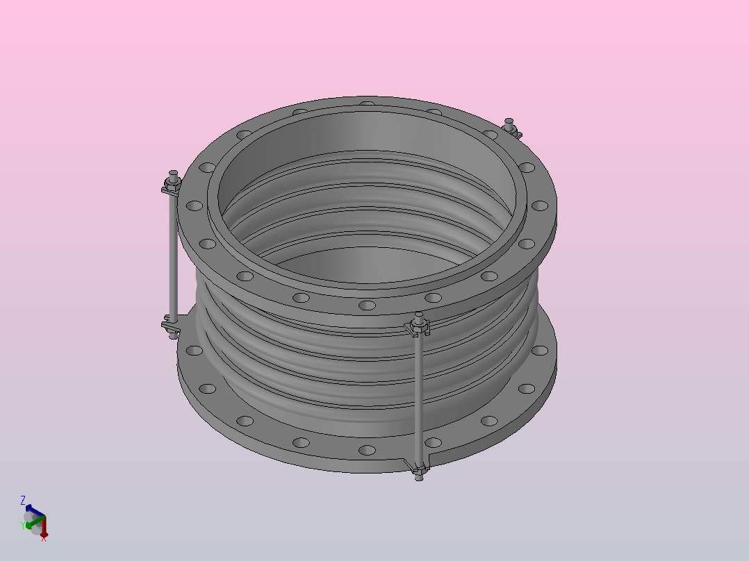 A型膨胀节_A6350N主视图