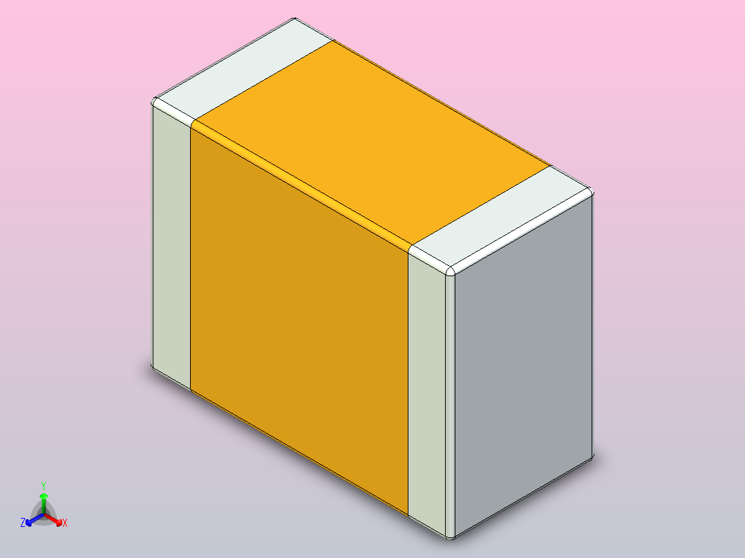 片式电容器封装 （SMD）CAPC3225X155N主视图
