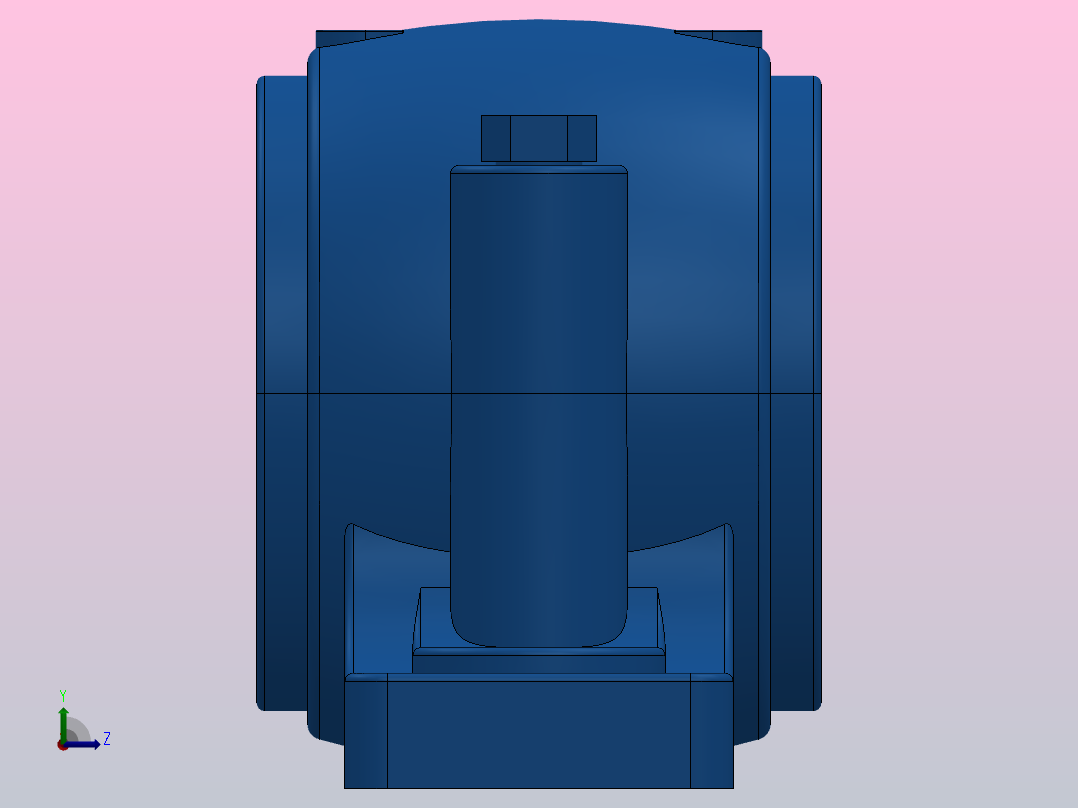 SN500系列[SN520-SSN520]轴承左视图