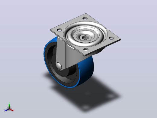 Wheel-5810660433DS-Swede-Wheel脚轮正等轴测缩略图