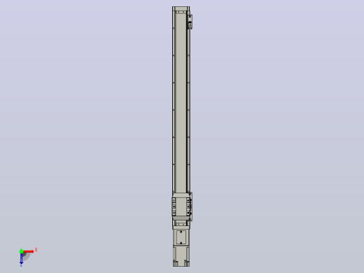 滚珠丝杠直线轴内置导轨TPA-GCR-65-1610C-L650-M-M40-N3俯视缩略图
