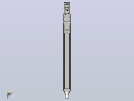 轻载电动缸TPA-ESR80-2510C-L600-M-W-P75-JX-C3俯视缩略图