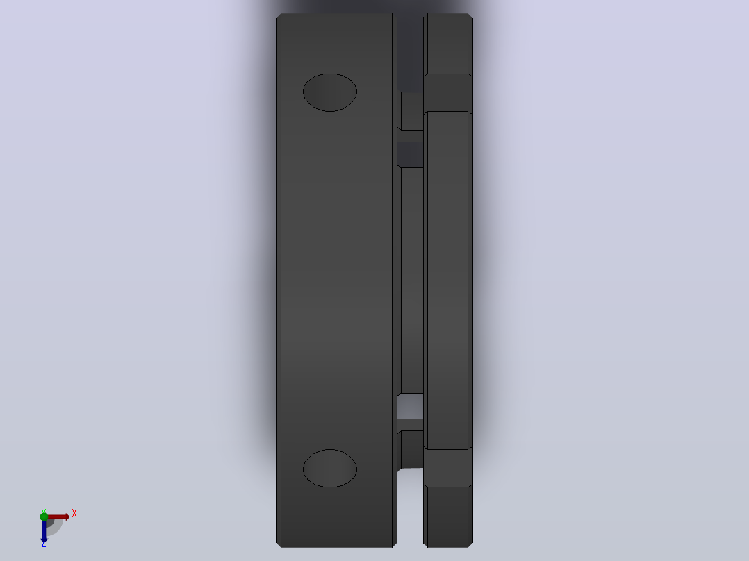 NKA开槽锁紧螺母[NKA M40×1.5]俯视图