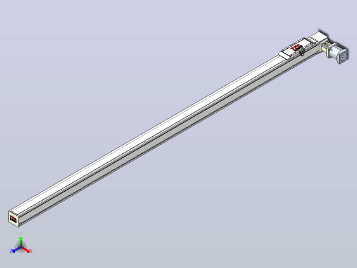 伺服电机集成皮带传动直线执行器TPA-OCB-100-192-L2650-DL-J90-N3正等轴测缩略图