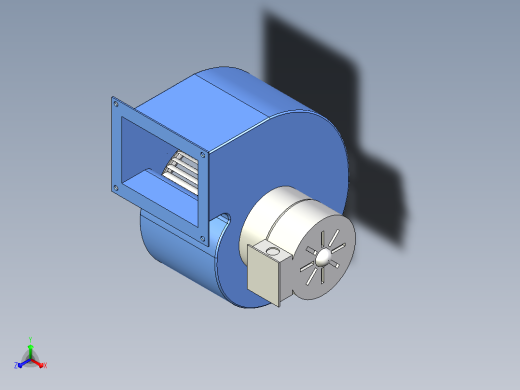 鼓风机代顿1TDT2正等轴测缩略图