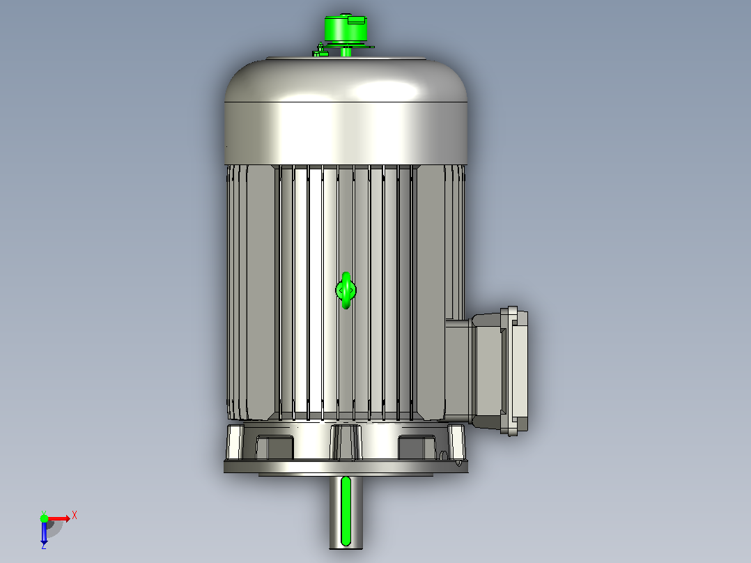 电机22KW180L俯视图