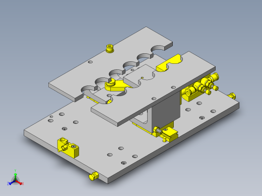 工具的间距传送正等轴测缩略图