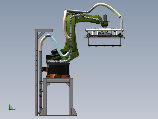 带PAD抓取机构的全层夹持器左视缩略图