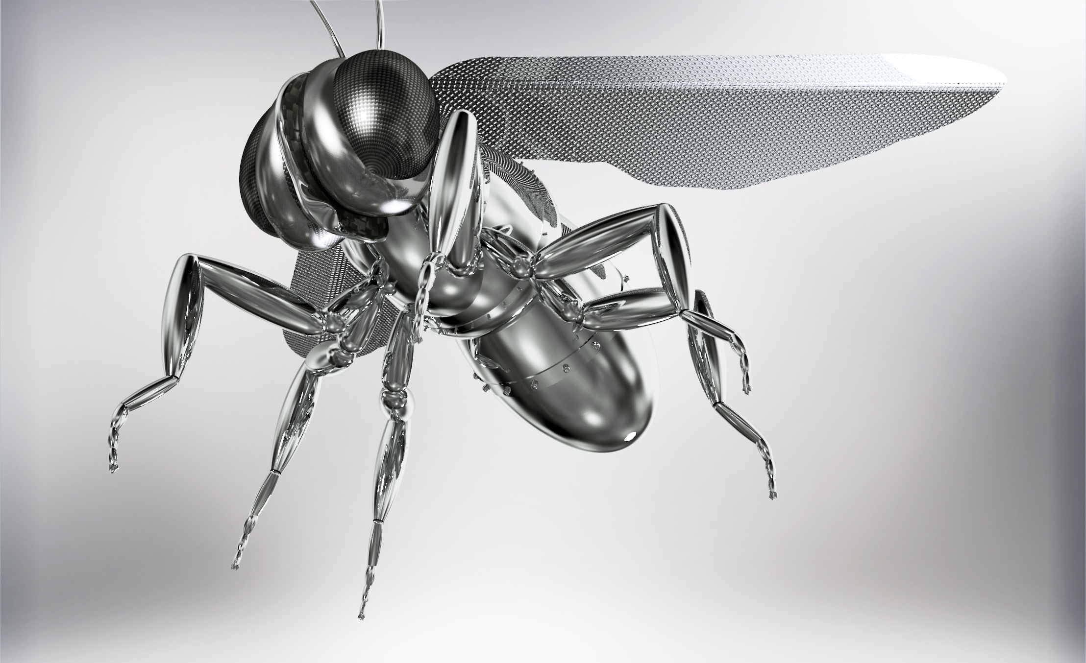 Tekfly特蝇苍蝇模型3D图纸 STP IGS格式