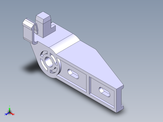 汽车散热器上的塑料支架