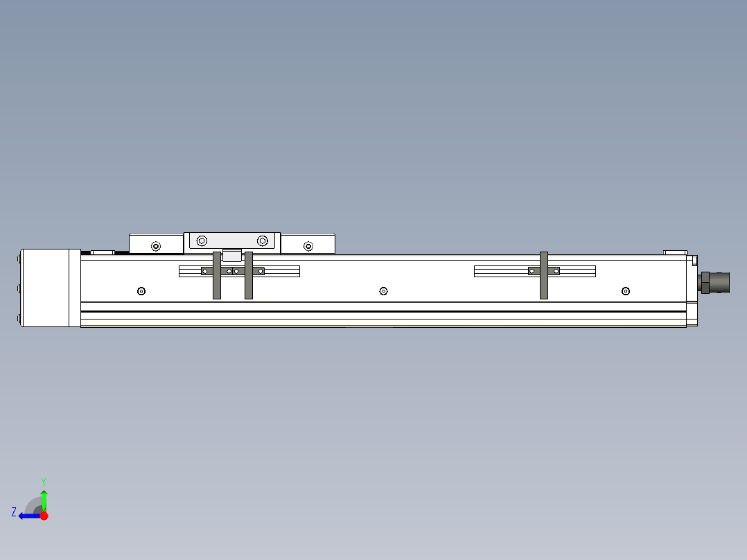 Toyo东佑达直线模组-ECH10-250-BR-200W右视图