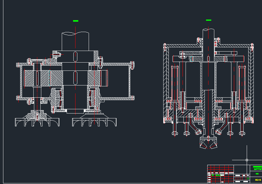 回旋冲击钻钻具星型运动结构设计