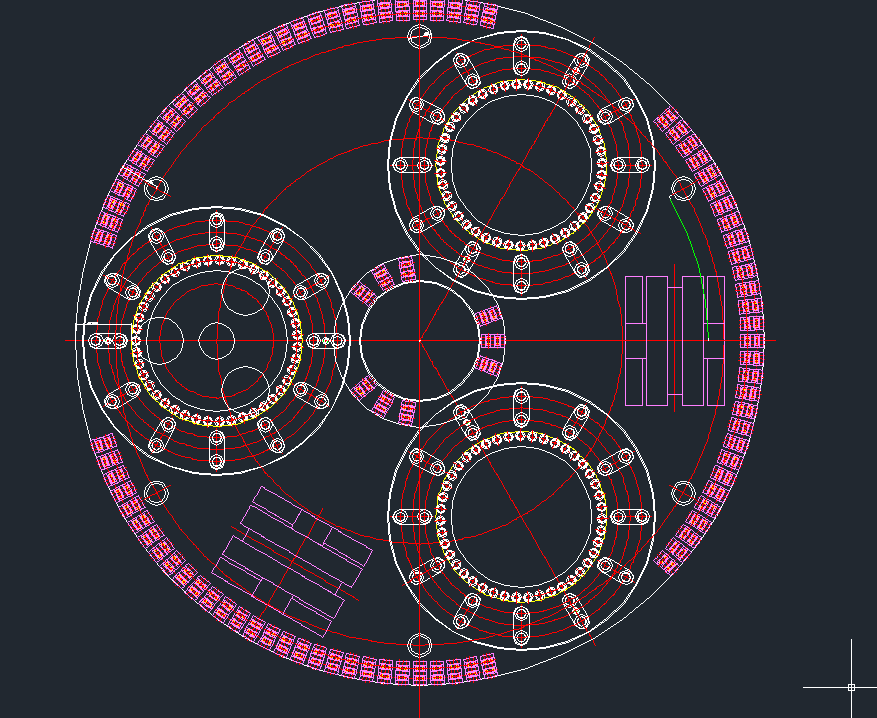 回旋冲击钻钻具星型运动结构设计