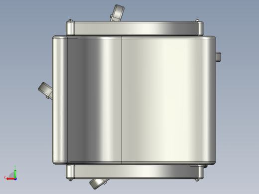 活动椅3D模型后视缩略图