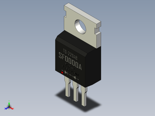 二极管-TO-220AB_Max_Type-C_rev1.1正等轴测缩略图