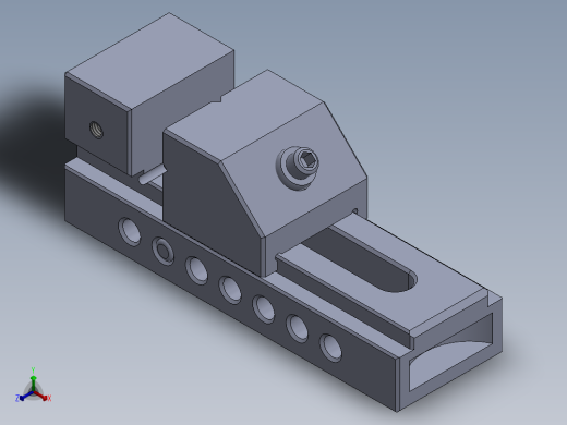 精密刀具制造商虎钳-Precision ToolMaker Vise W Equation正等轴测缩略图