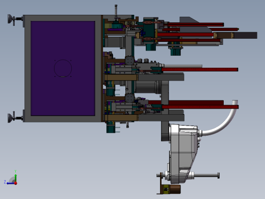 方形SMD插件机右视缩略图