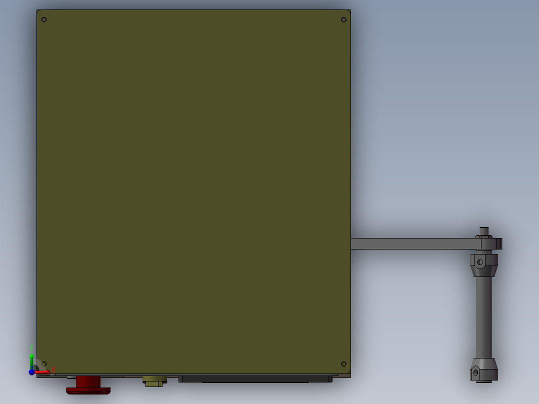 电阻折弯机前视图