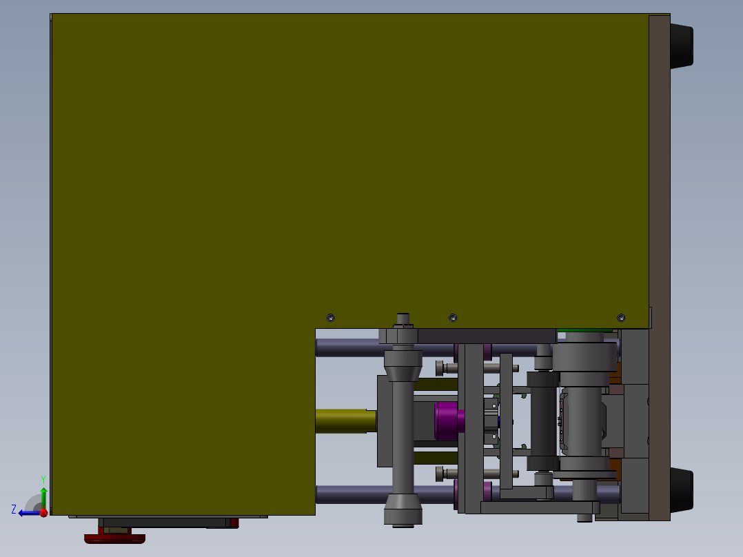 电阻折弯机右视图