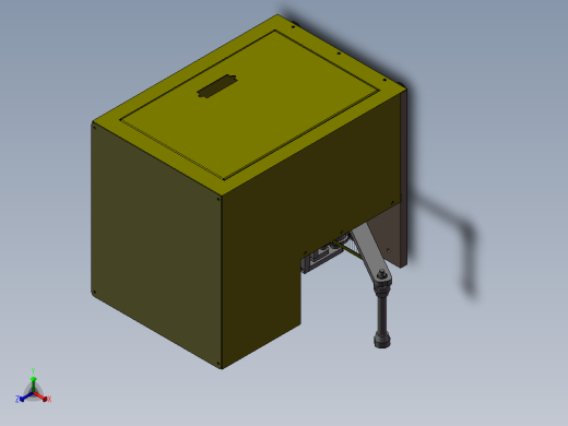 电阻折弯机正等轴测缩略图