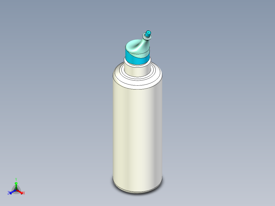 鼻腔喷雾器三维模型