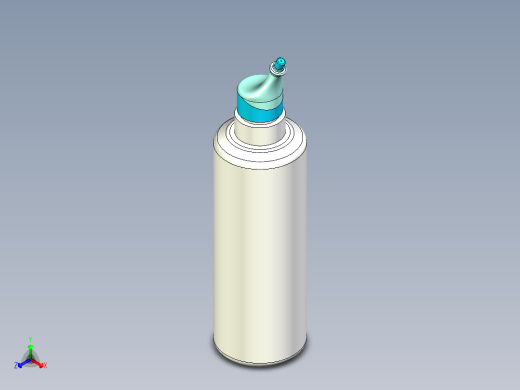 鼻腔喷雾器三维模型