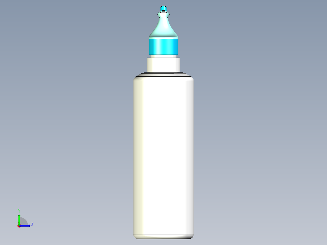 鼻腔喷雾器三维模型左视图