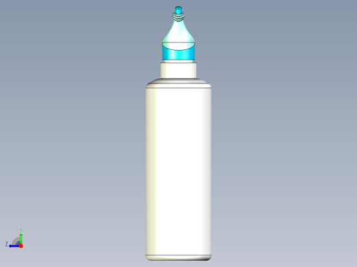 鼻腔喷雾器三维模型右视缩略图
