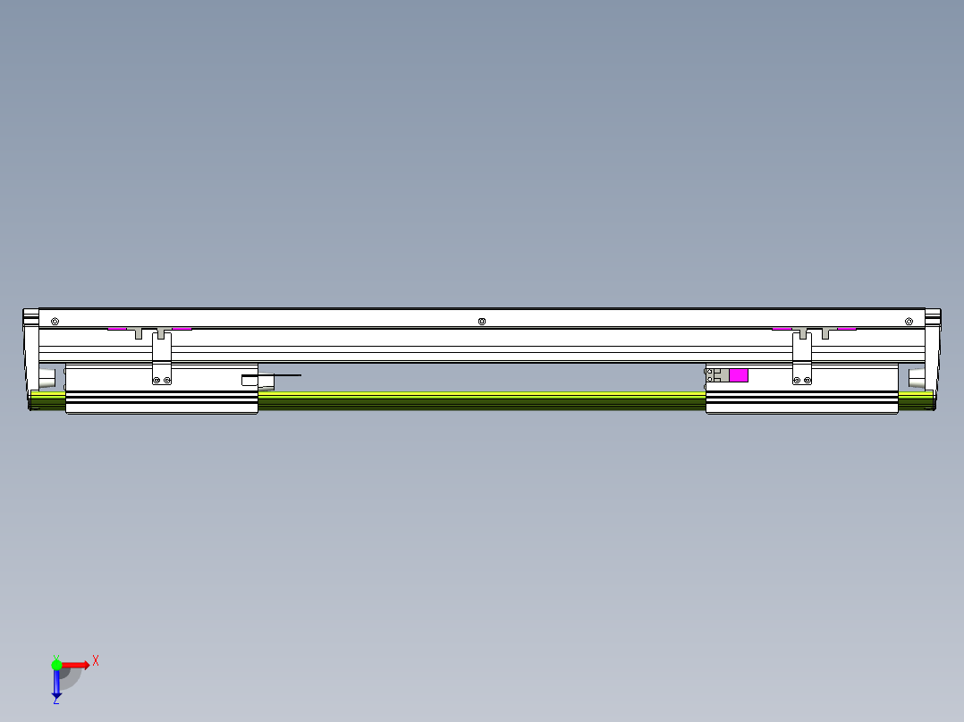 威洛博VL系列3d模型模组2VL22H2Y-S400俯视图