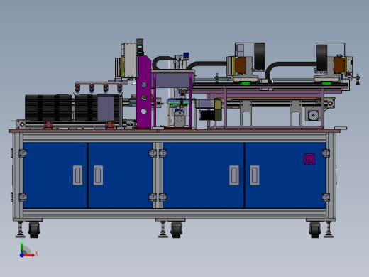 T953 全自动软包电池测试分选机前视缩略图