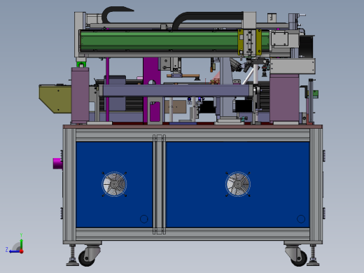 T953 全自动软包电池测试分选机右视缩略图